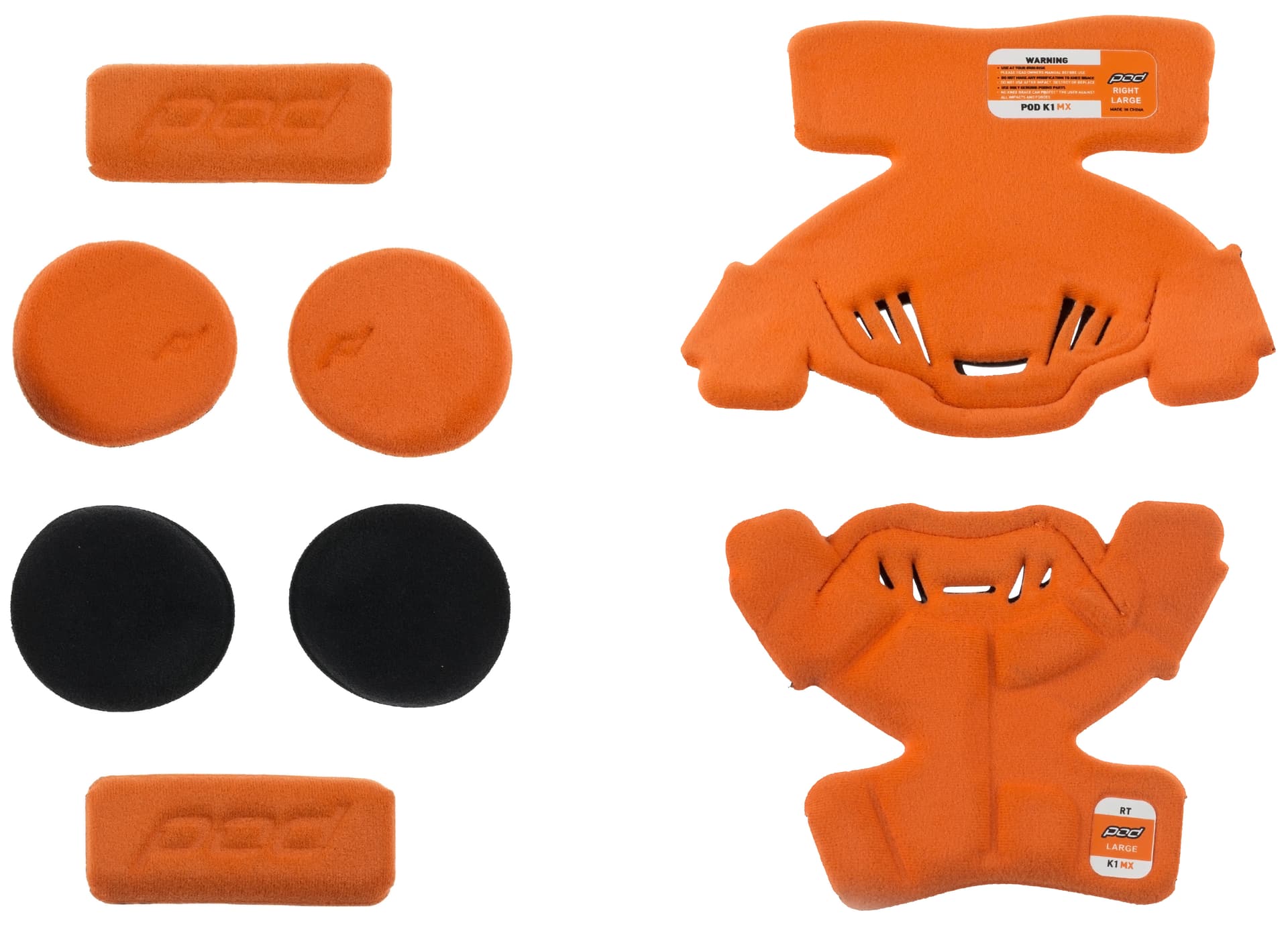K1 Knee Brace Pad Set