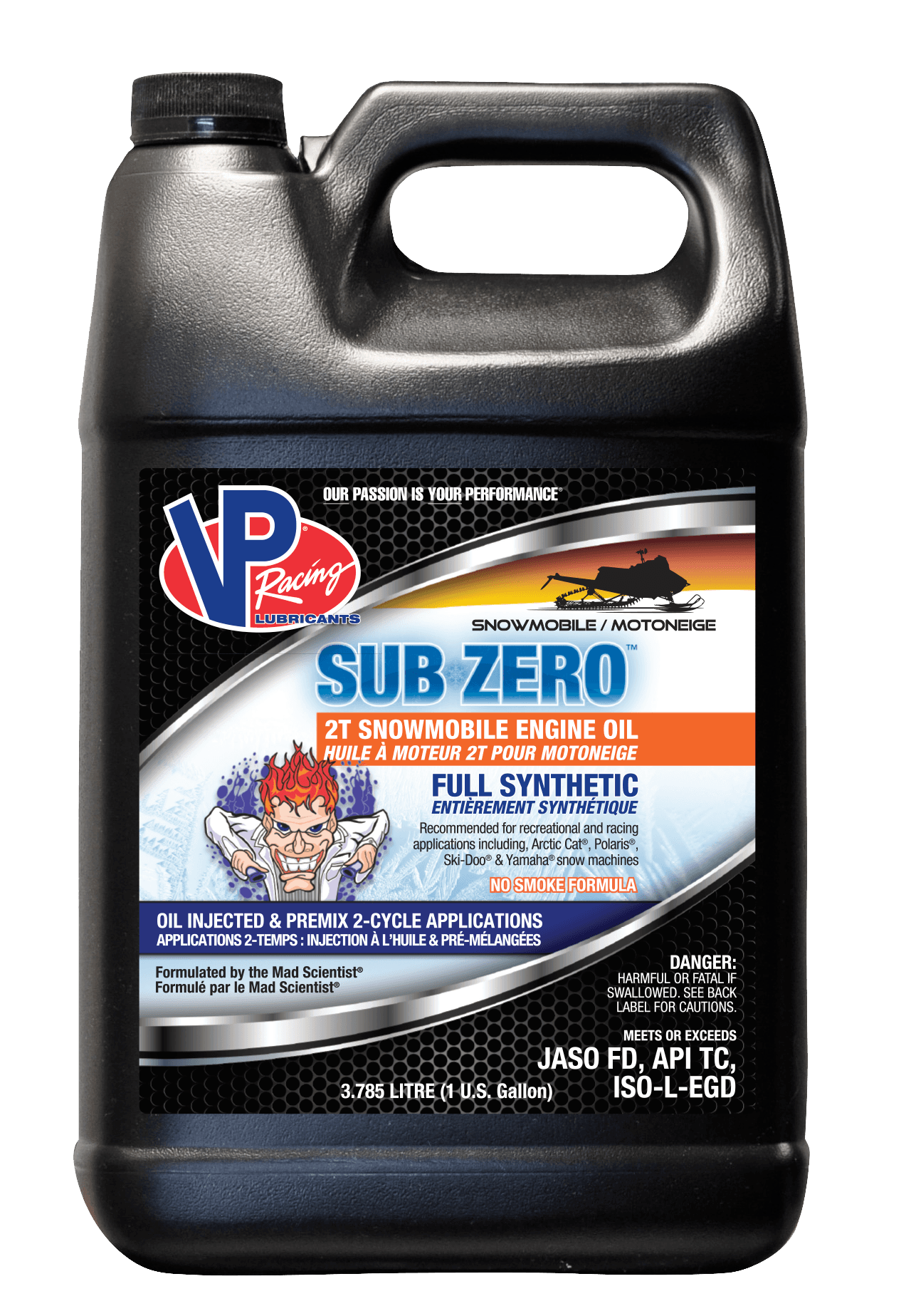 Sub-Zeros Syn 2T Snowmobile Oil