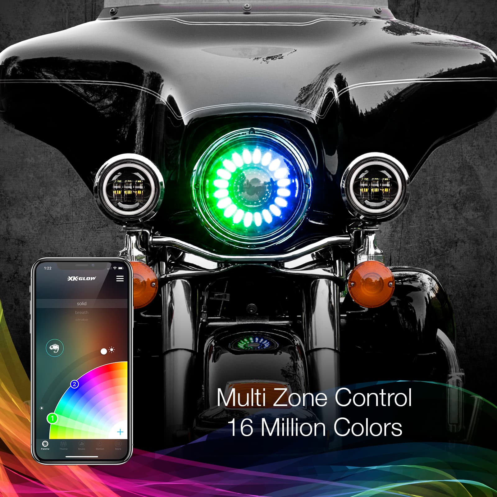 7" XKChrome RGB Headlight - Image 5