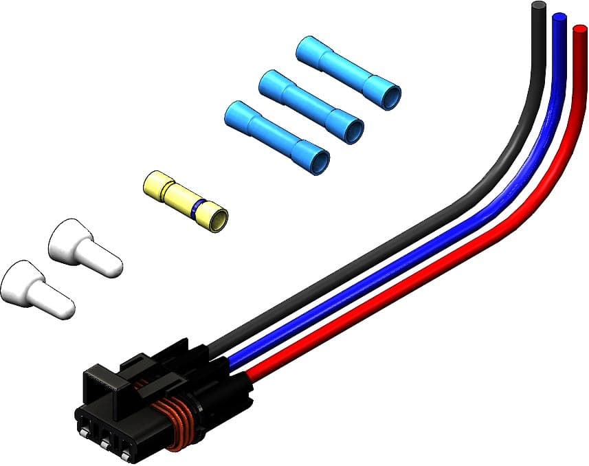 3-Pin Wire Harness Pigtail