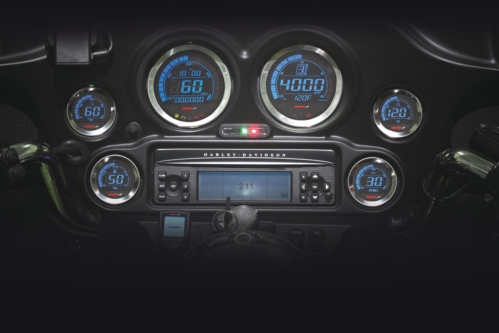 Digital Harley Gauge Cluster