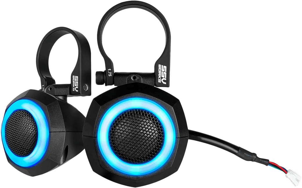 SSV Universal 1" Cage-Pod Tweeters w/RGB Ring