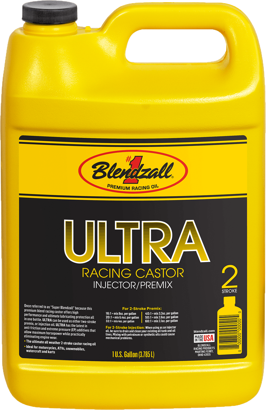 "Ultra" Racing Castor 2-Cycle Lube - Image 2