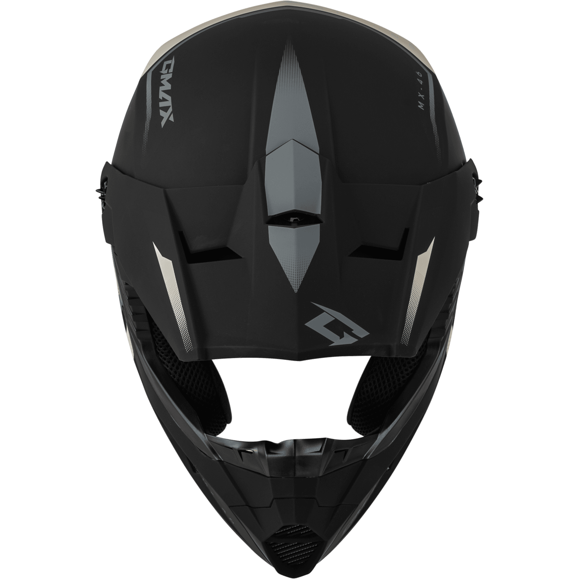 MX-46 COMPOUND HELMET MATTE BLACK/GREY/WHITE XL