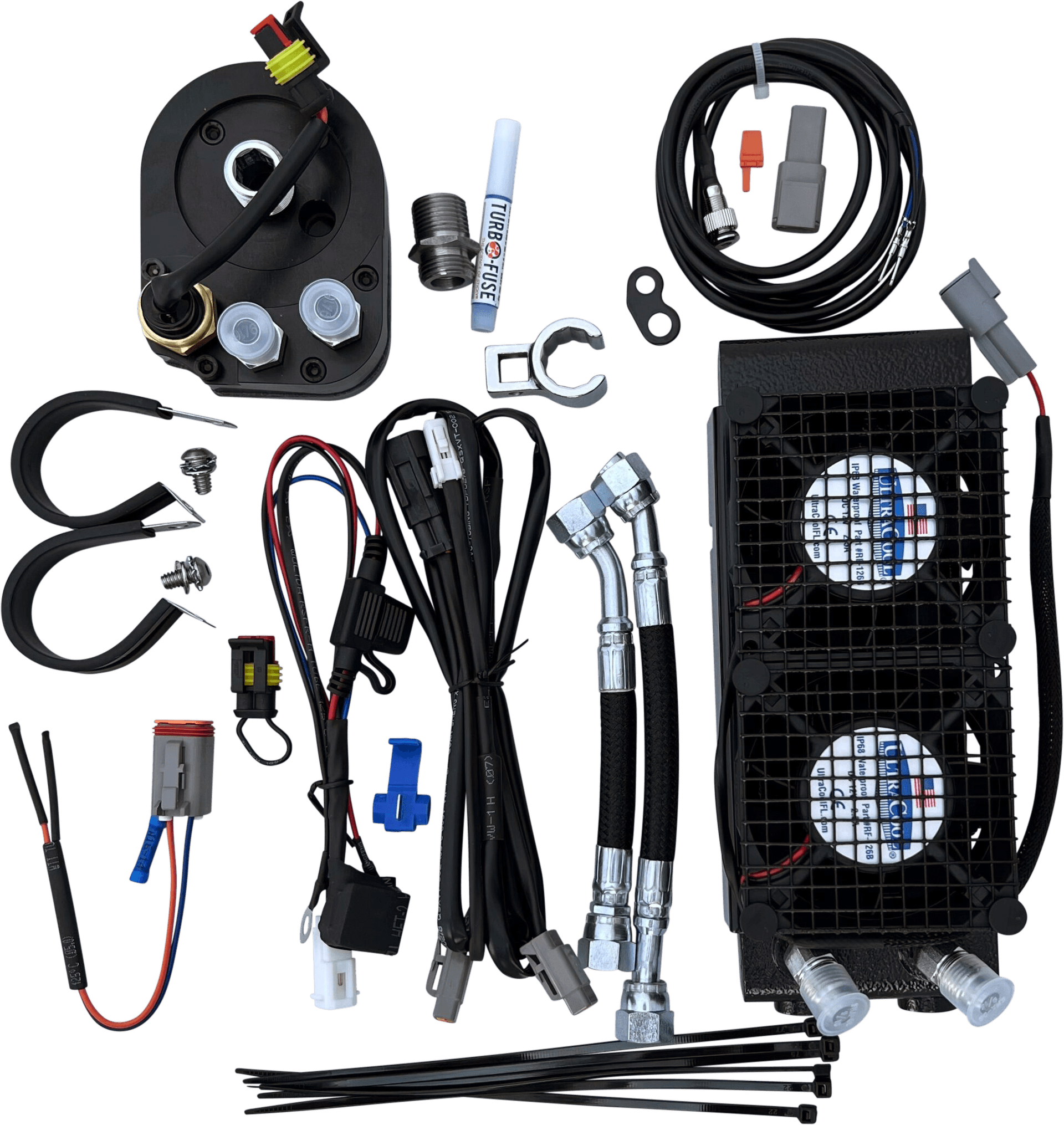 Side Mount Naked Oil Cooler