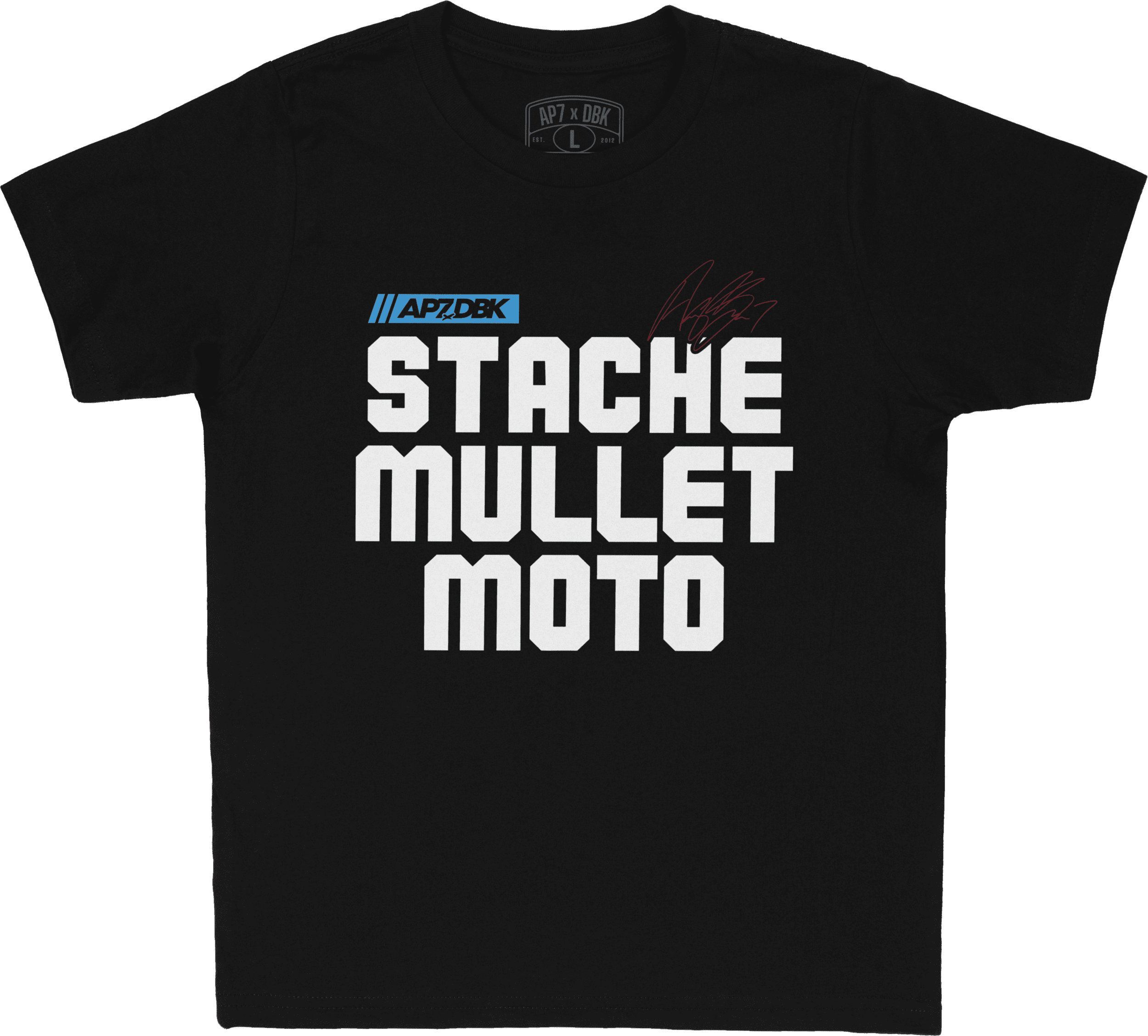 Stache Mullet Moto Youth Tee