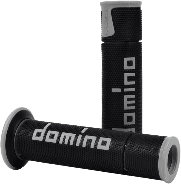 A450 ROAD RACING GRIPS BLACK/GRAY PAIR