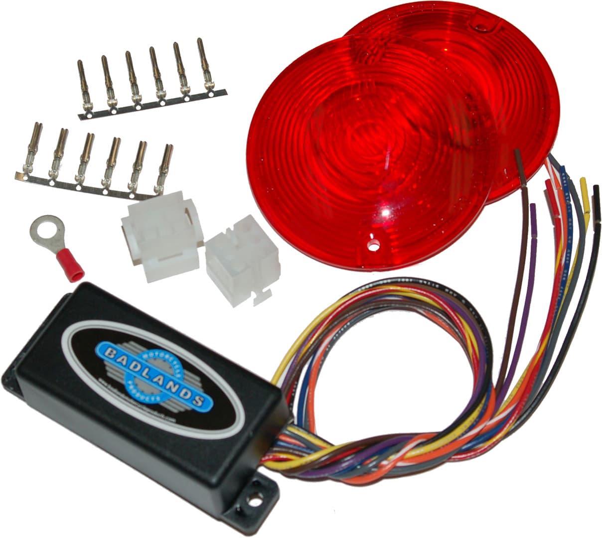 Run, Brake & Turn Signal Modules with Equalizer & Red Lens Kit