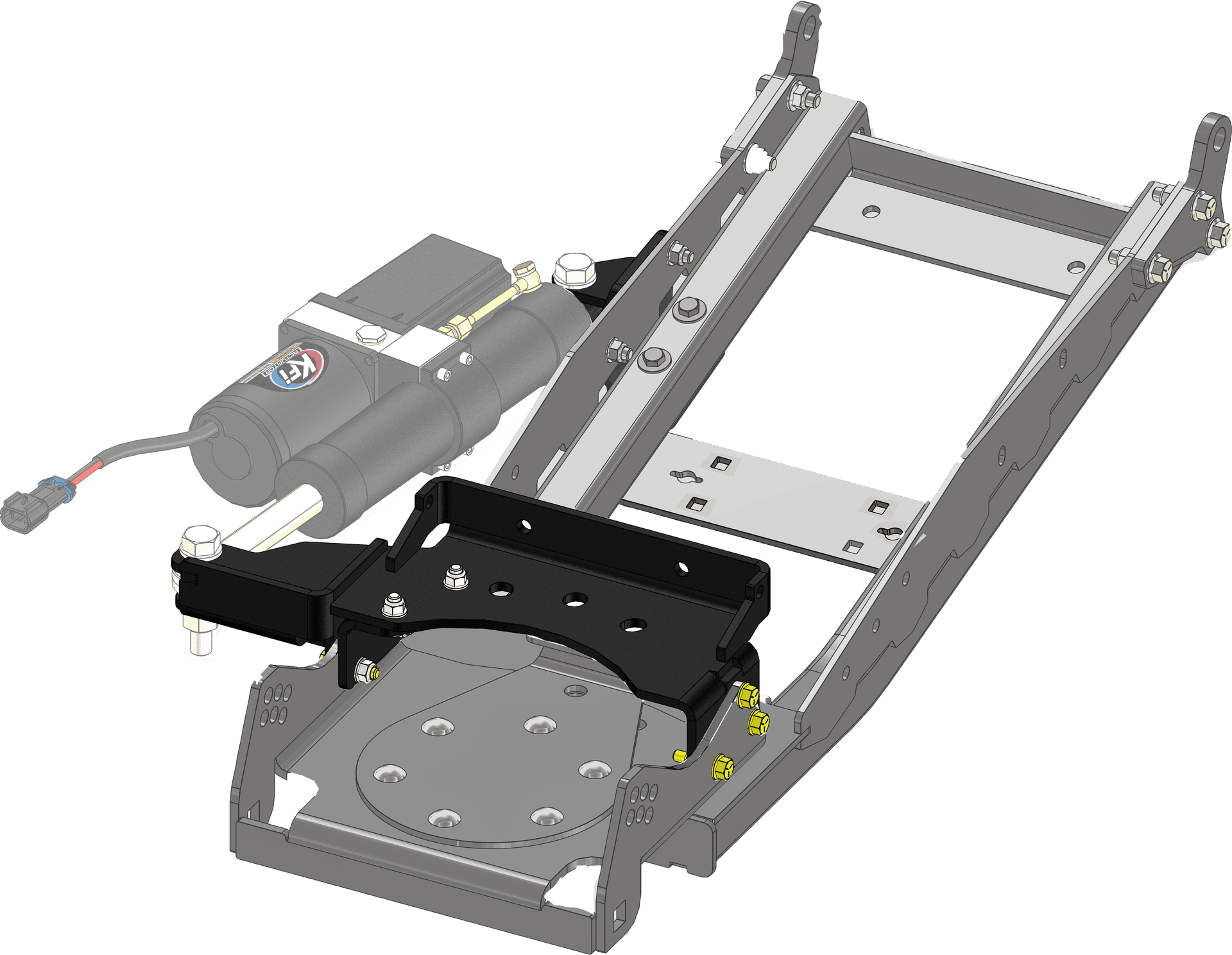 UTV Pro 2.0 Tube Track Extension Actuator Brackets Kits