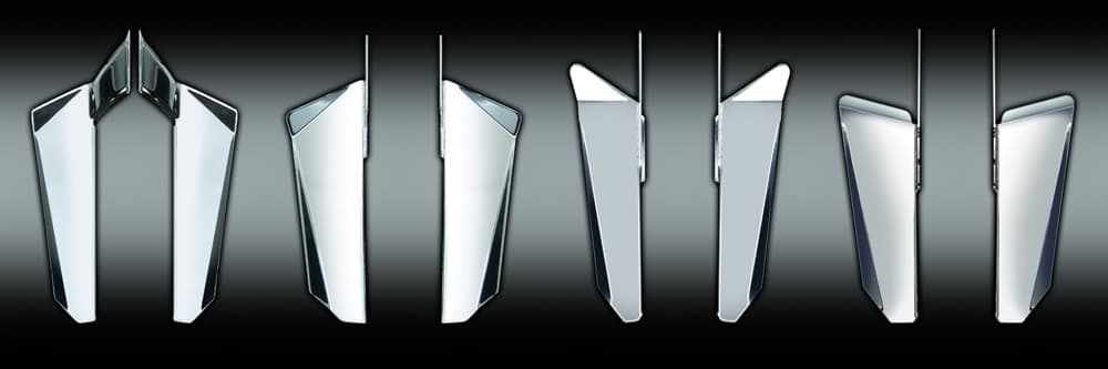 Switchblade Windshield Chrome Lower