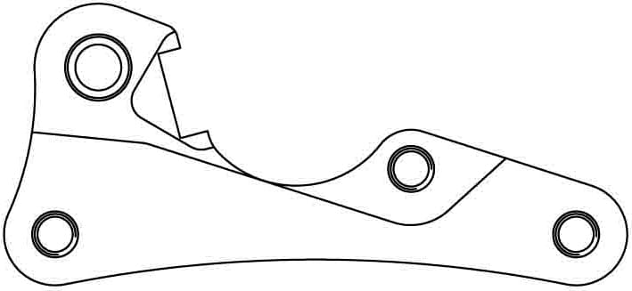 Tsunami 280mm Replacement Bracket - Image 3