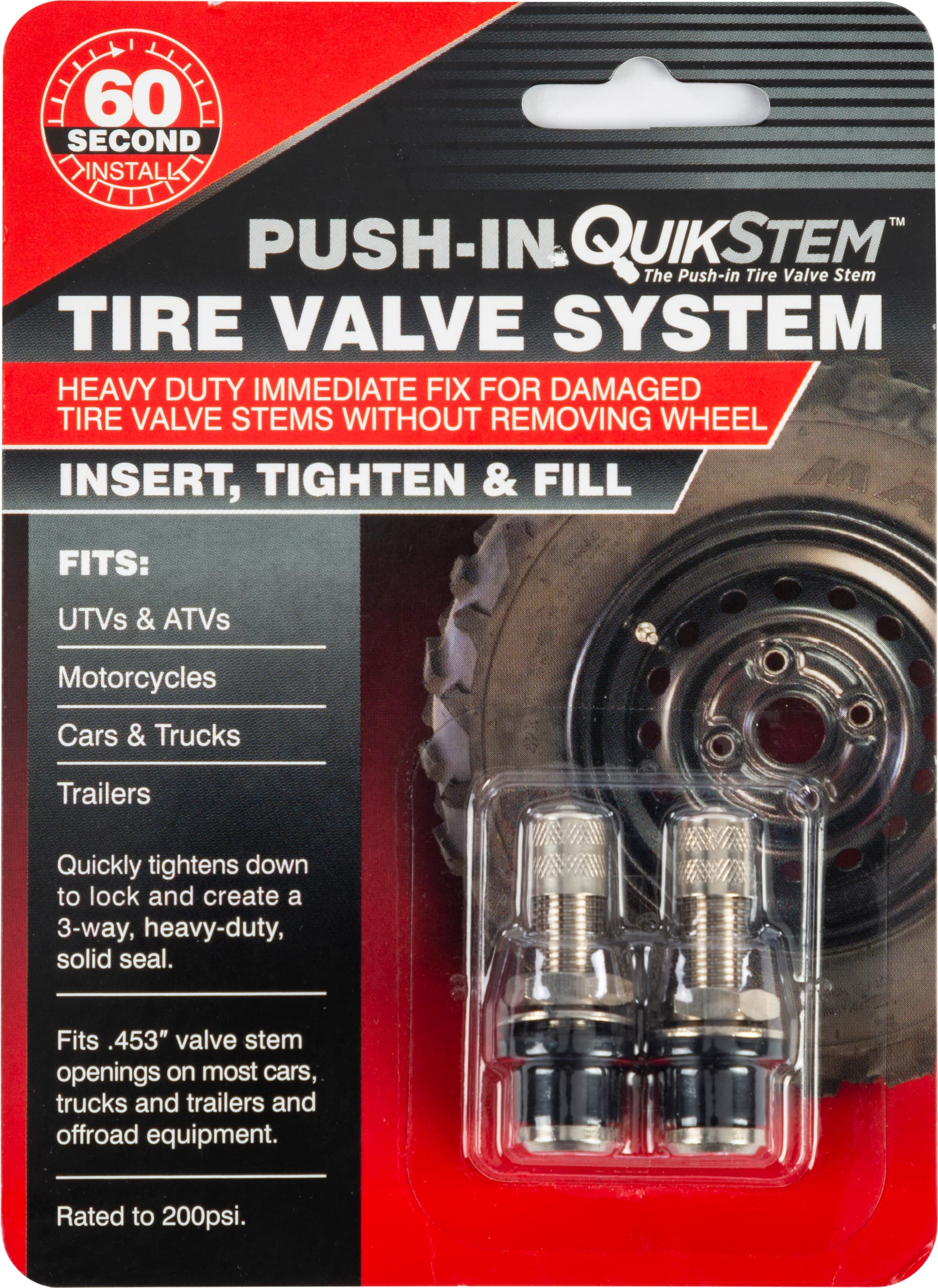 Push-in Quickstem Tire Valve System
