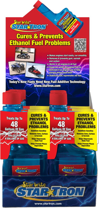 Enzyme Fuel Treatment Display w/Product