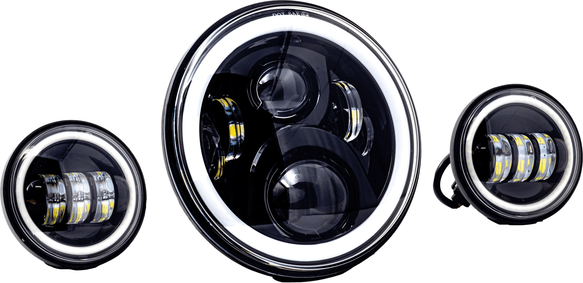 7" LED Headlight w/ Pass Lamps - Image 3