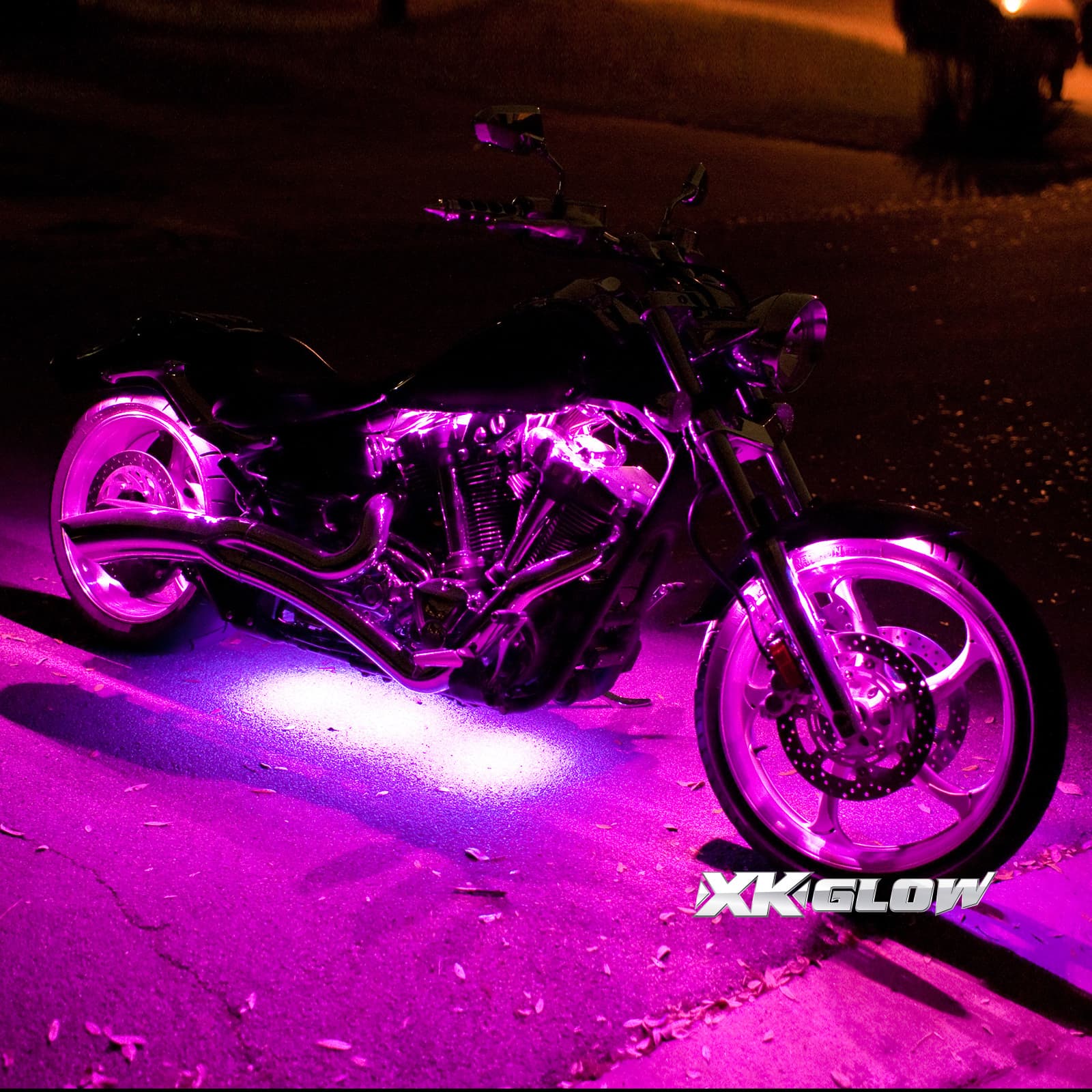 Multi-color Motorcycle LED Accent Light Kit w/Remote Key Fob - Image 7