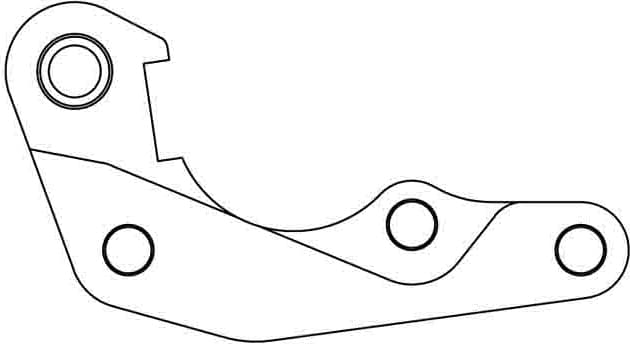 Tsunami 280mm Replacement Bracket - Image 2