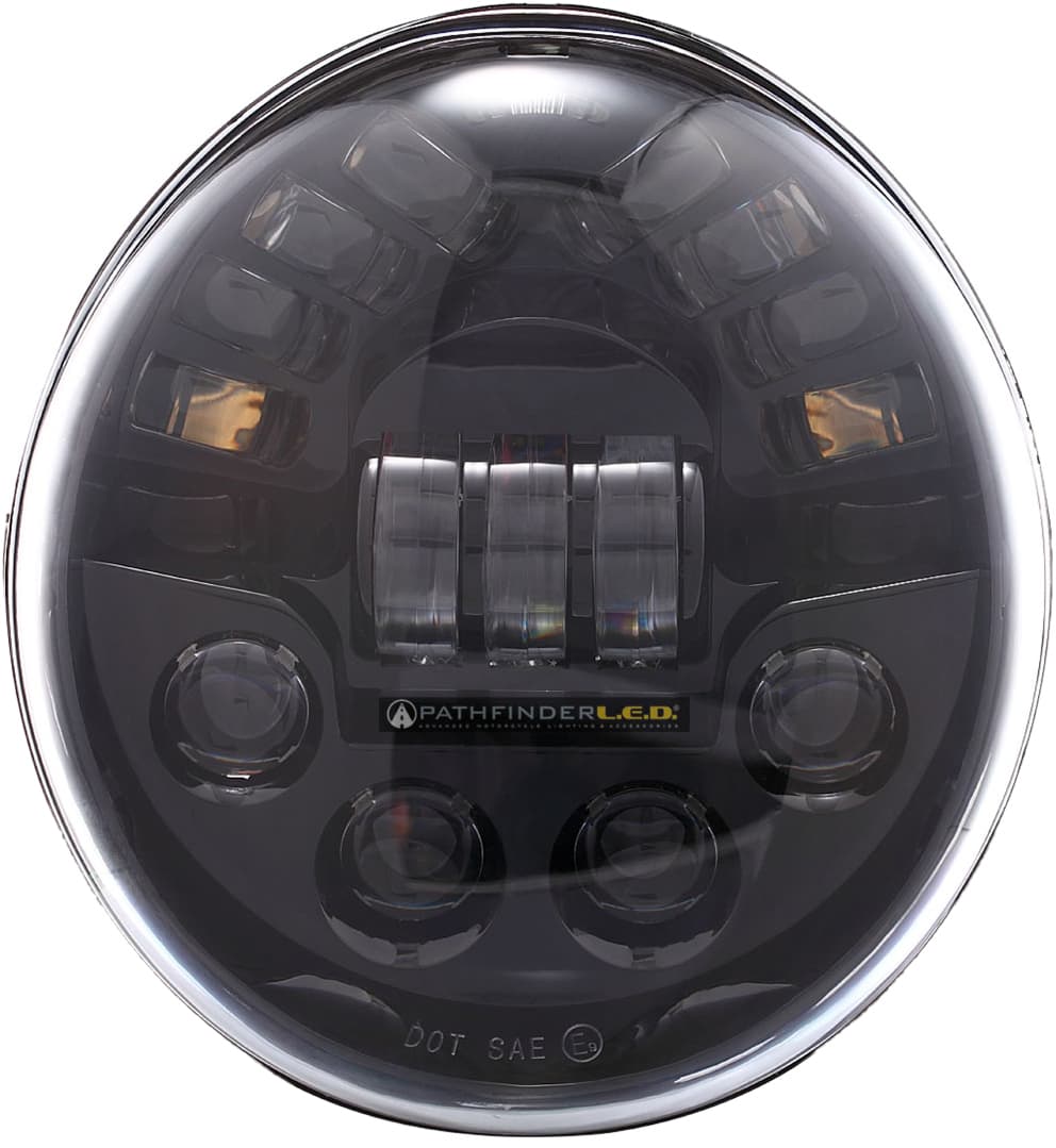 V-ROD HEADLIGHT BLACK