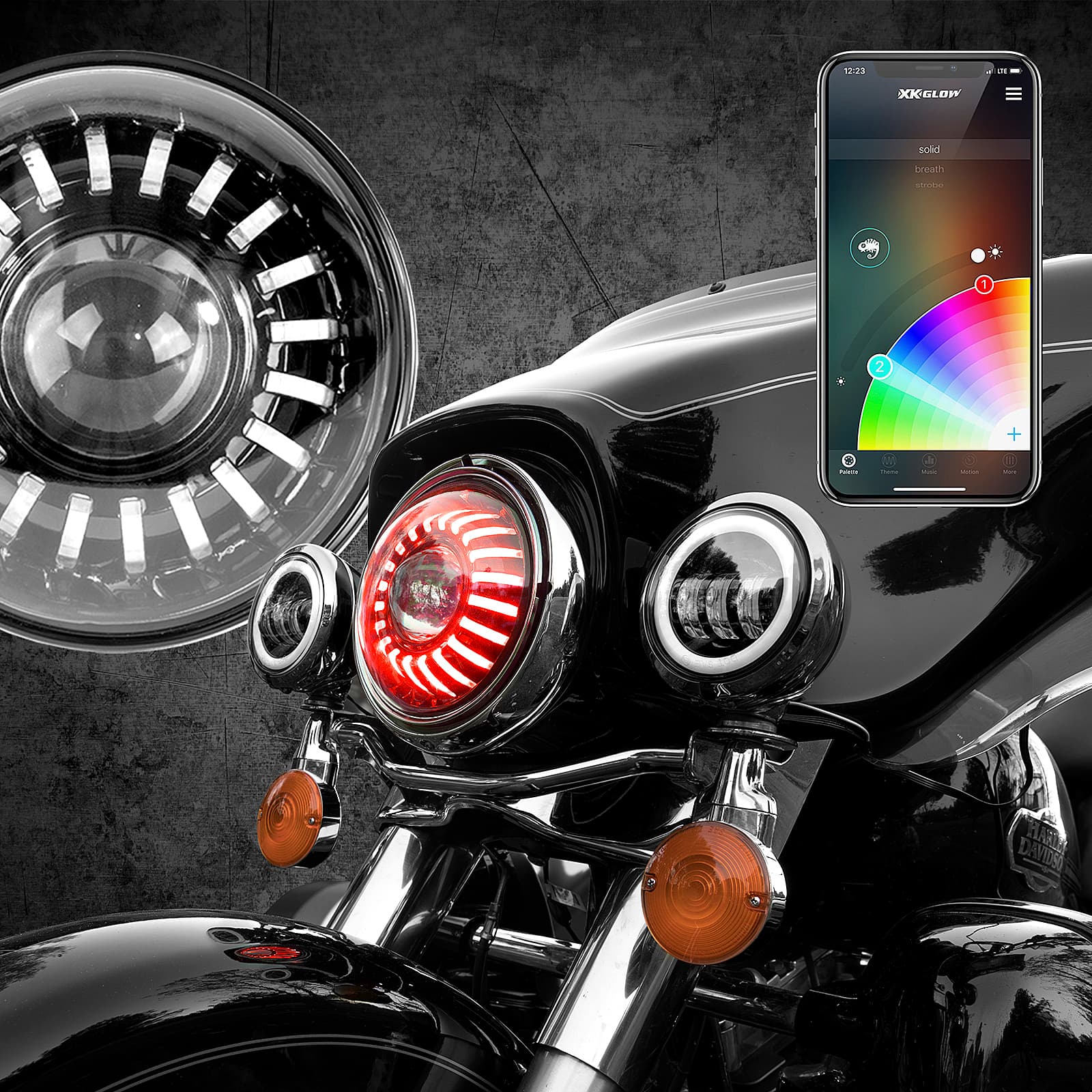 7" XKChrome RGB Headlight - Image 2