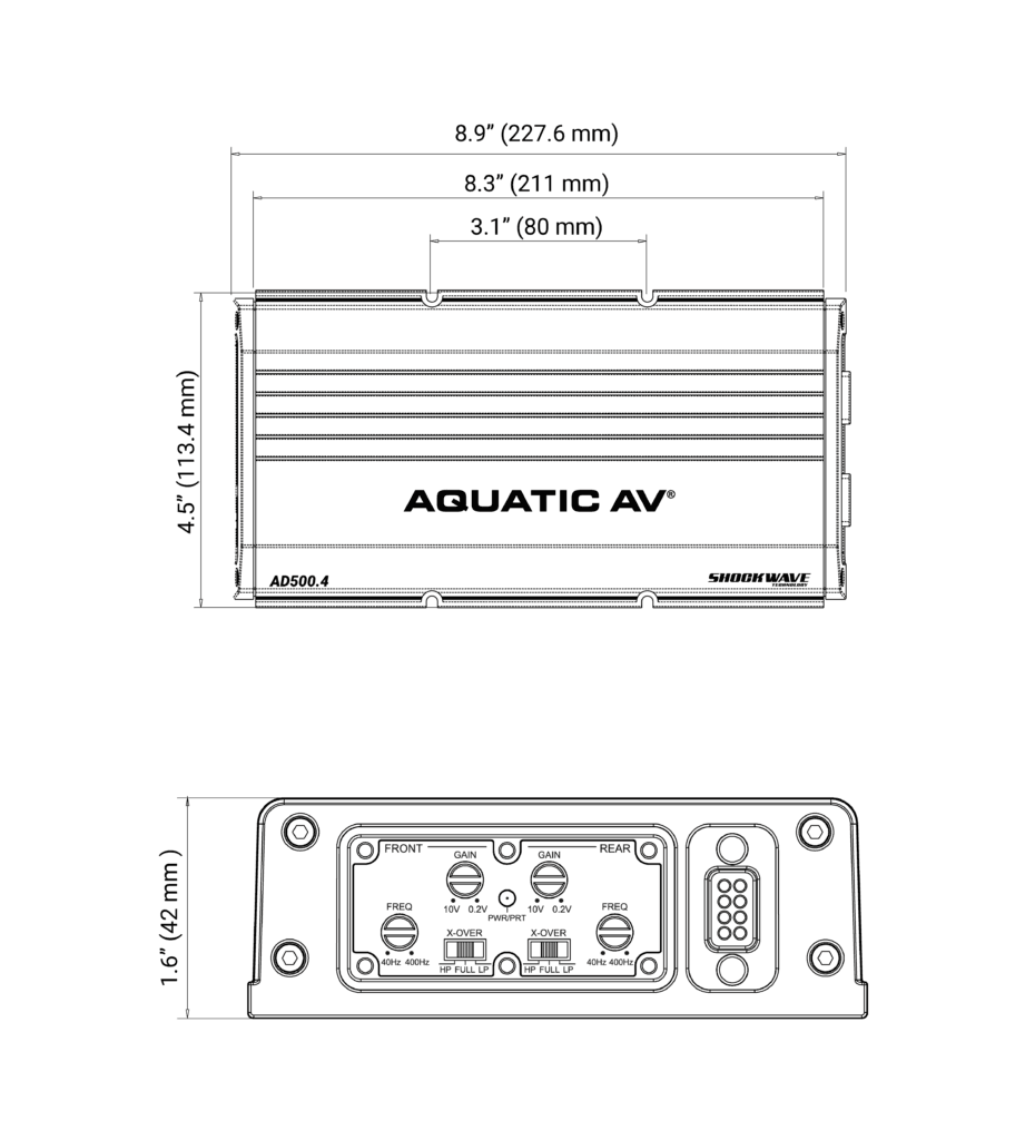 4 CHANNEL AMP 600W - Image 3