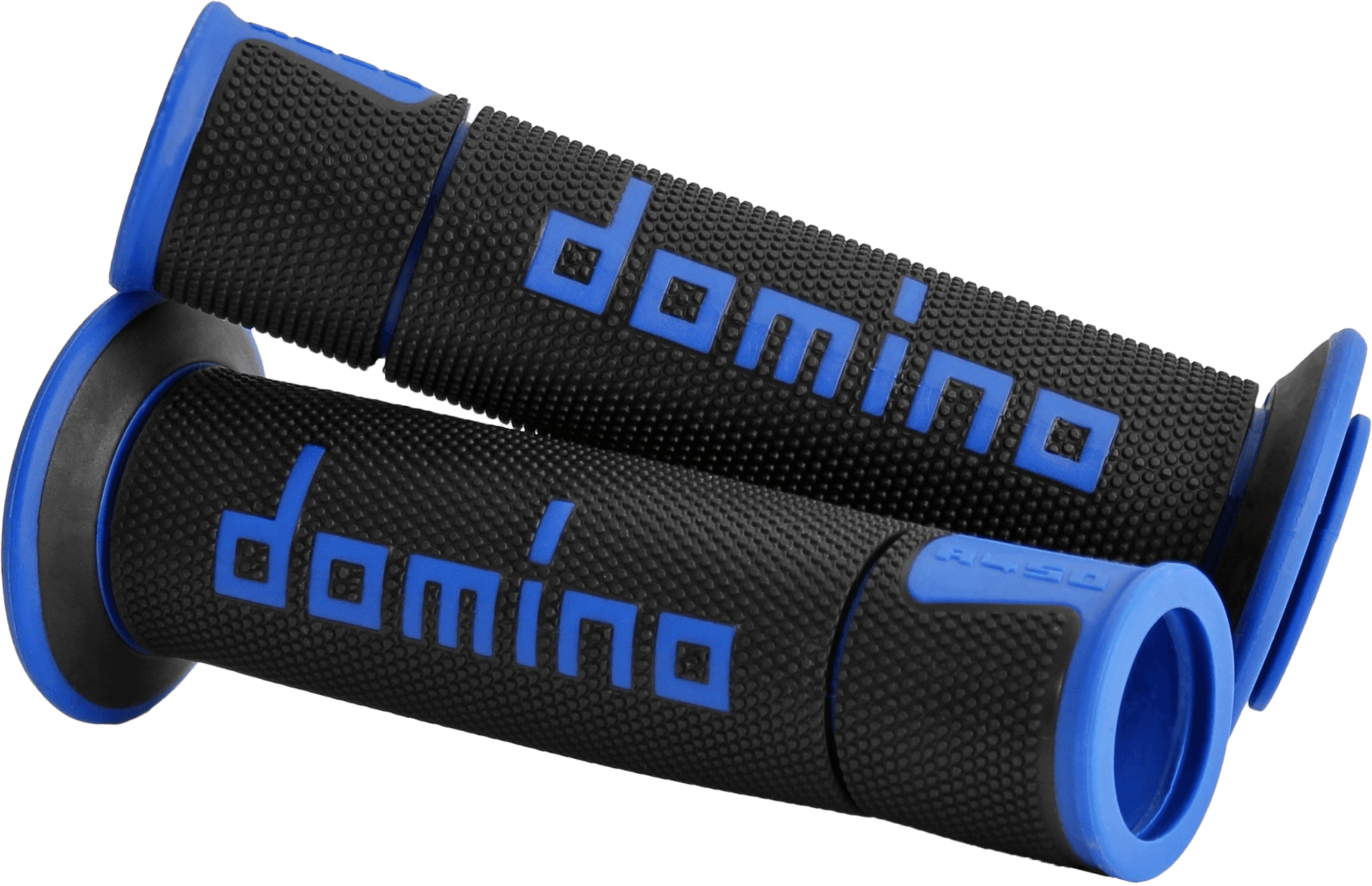 A450 ROAD RACING GRIPS BLACK/BLUE PAIR