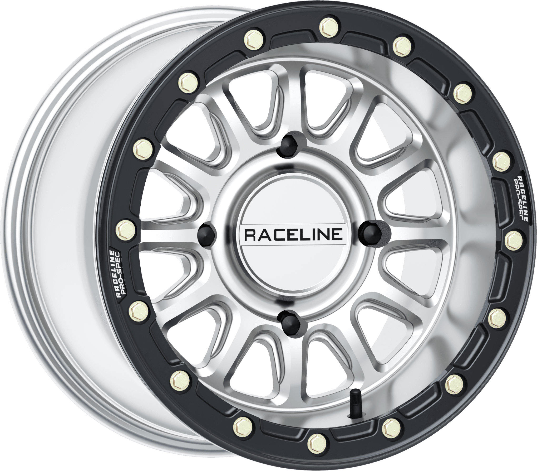 Raceline A14 Alpha Beadlock Silver/Black
