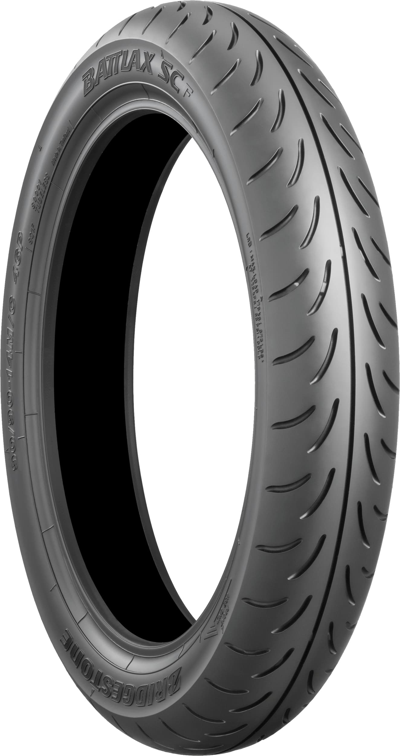 TIRE BATTLAX SC FRONT 120/70-13 53P BIAS TL