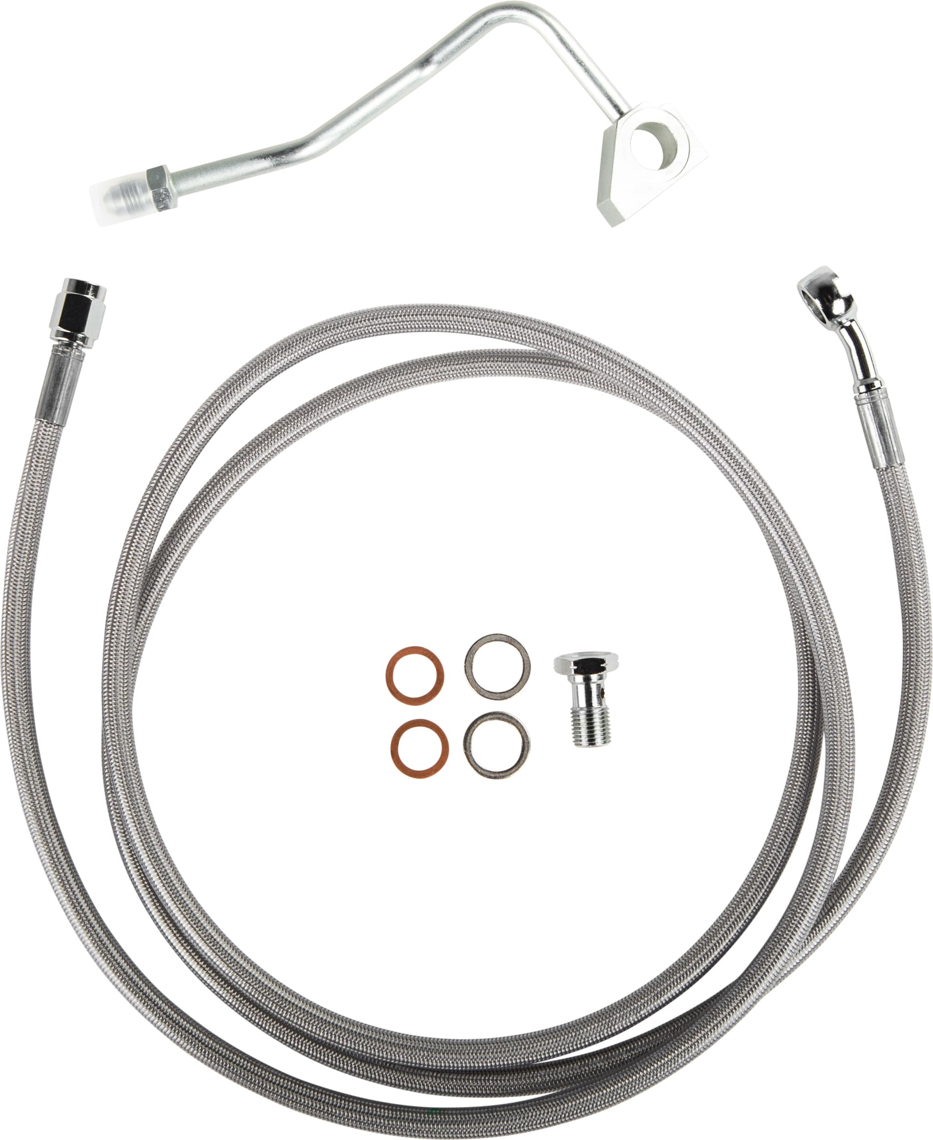 Premium Brake Line Kit Touring Abs Clear +4