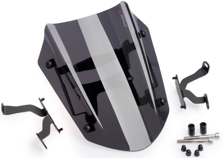 WINDSCREEN NAKED HEADLIGHT MOUNT SMOKE - Image 92