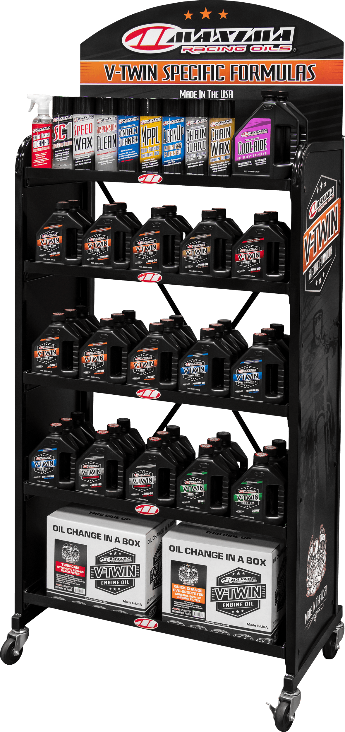 Maxima Lubricants MAXIMA METAL FLOOR DISPLAY