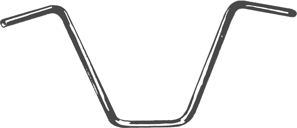 1" HANDLEBAR APE HANGER 12" RISE