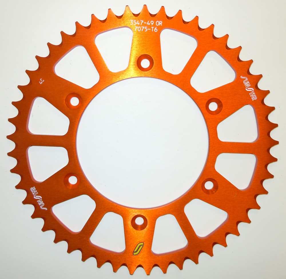 Sunstar 520 Rear Aluminum Sprocket - Image 19