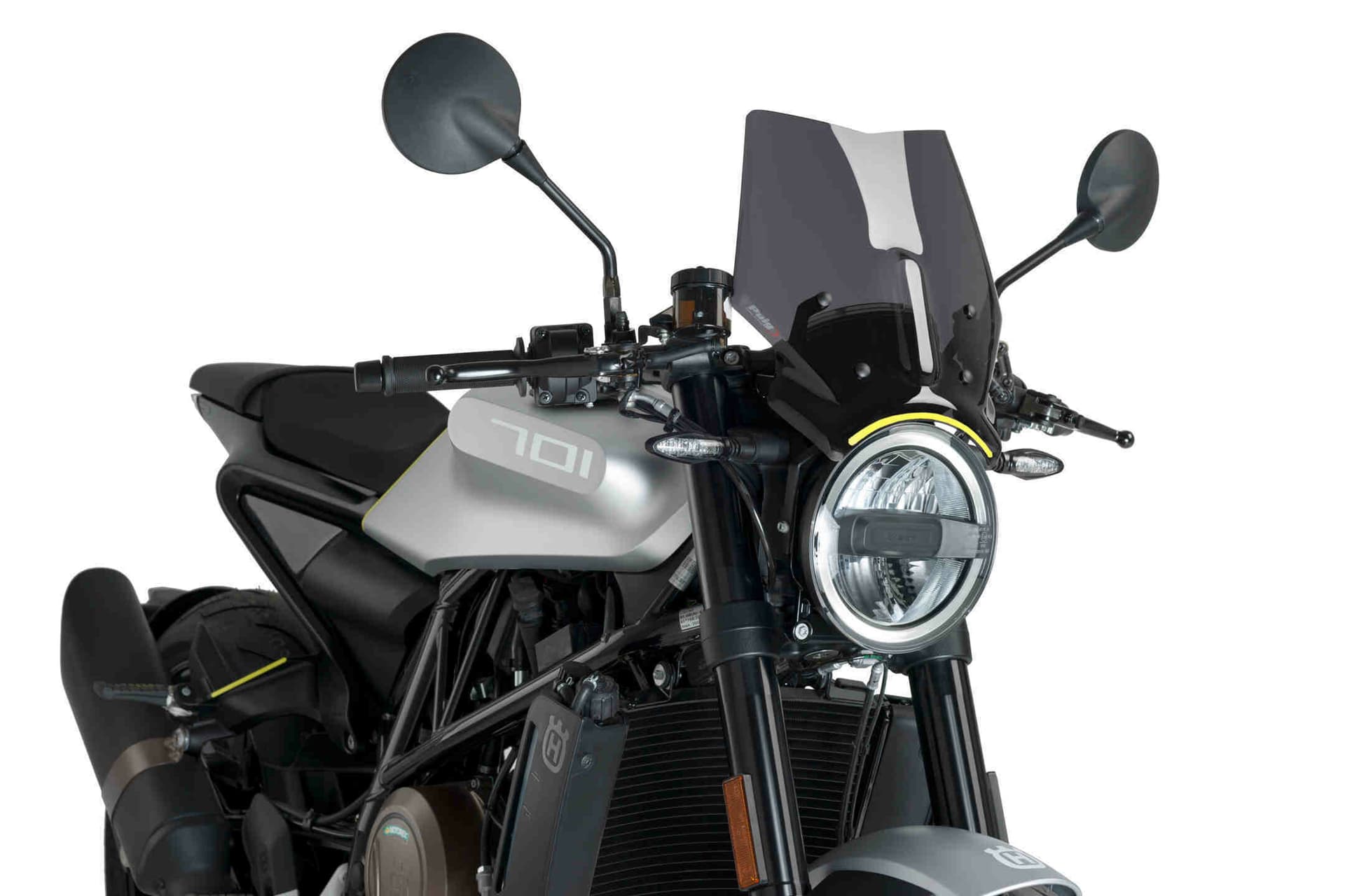 WINDSCREEN NAKED HEADLIGHT MOUNT SMOKE - Image 100