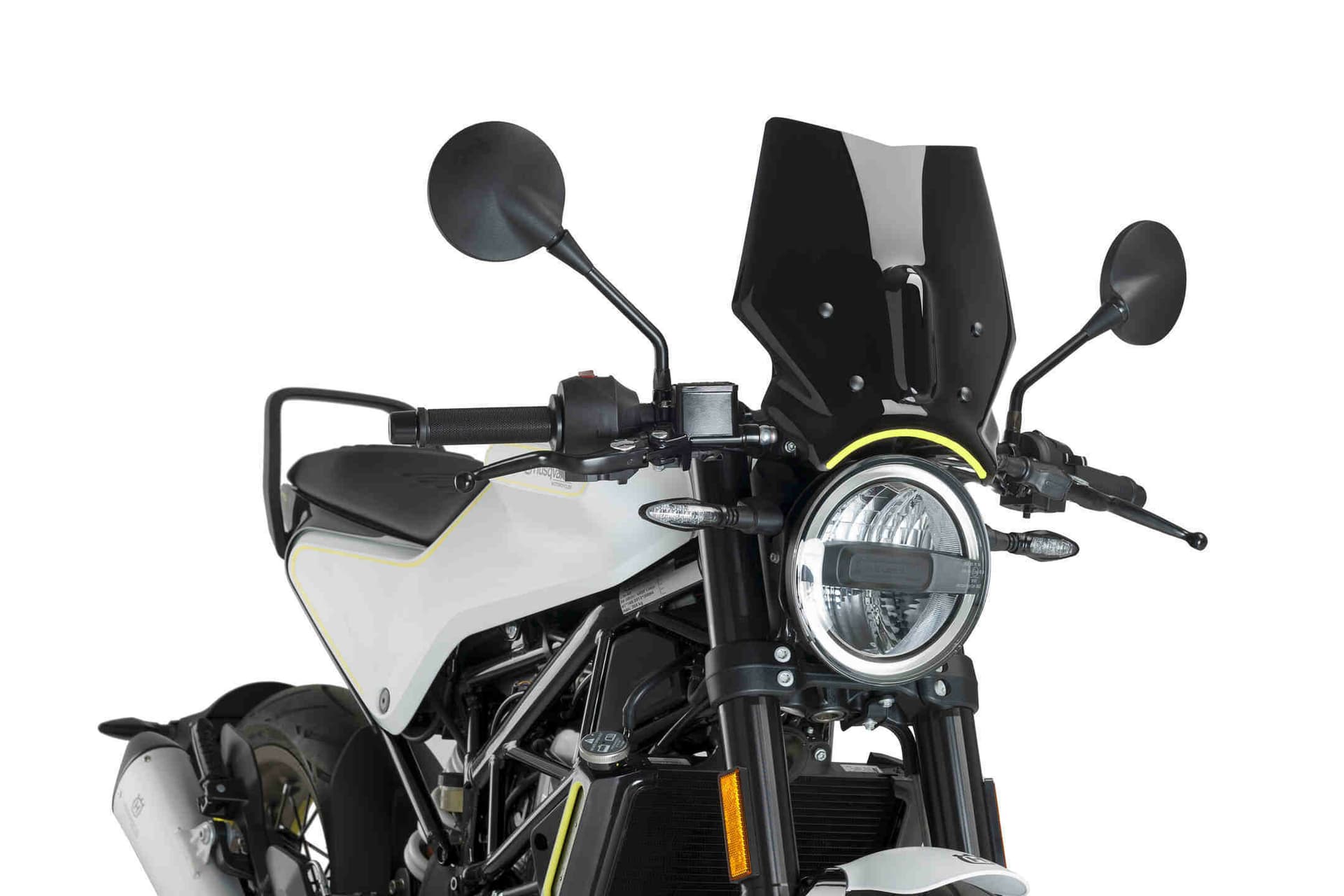 WINDSCREEN NAKED HEADLIGHT MOUNT SMOKE - Image 17