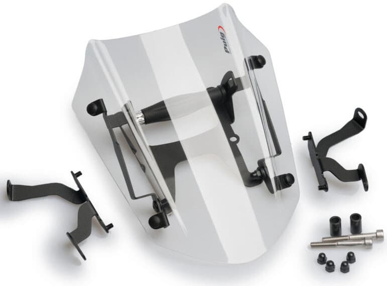 WINDSCREEN NAKED HEADLIGHT MOUNT SMOKE - Image 38