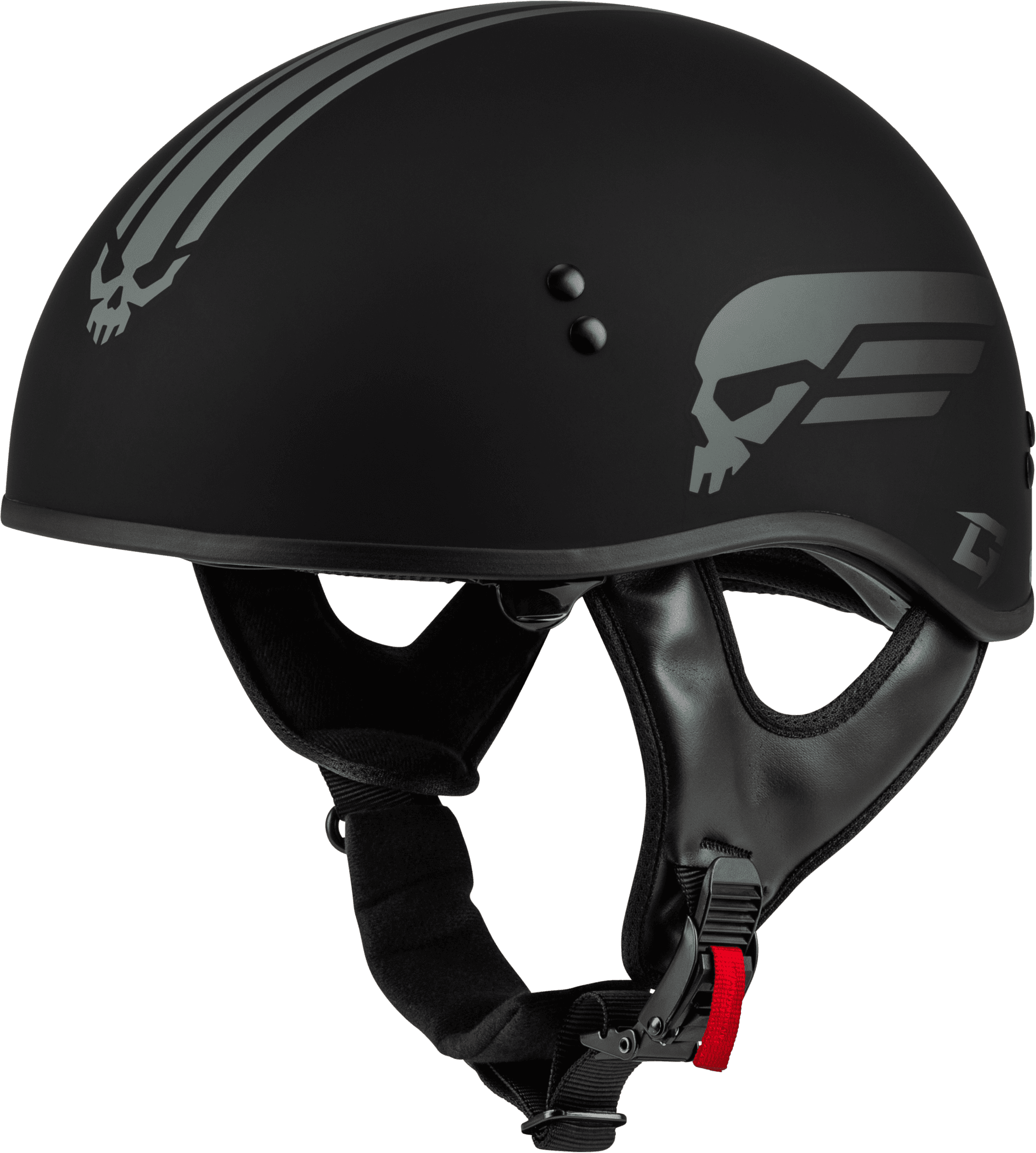 HH-65 RETRIBUTION HELMET MATTE BLACK/SILVER MD