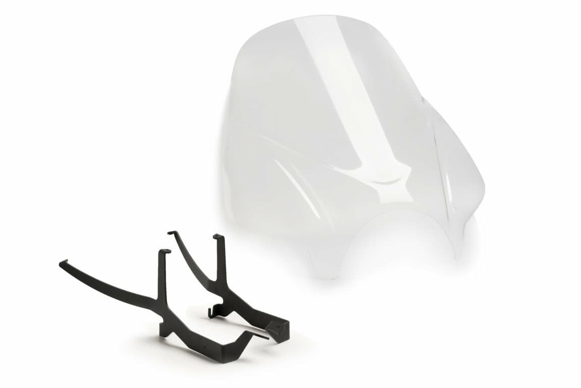 WINDSCREEN NAKED HEADLIGHT MOUNT SMOKE - Image 125