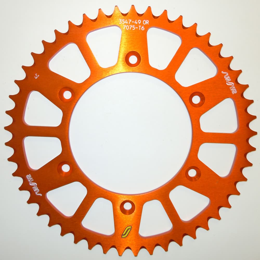 Sunstar 520 Rear Aluminum Sprocket - Image 36