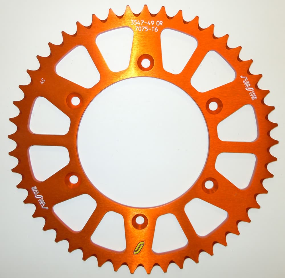 Sunstar 520 Rear Aluminum Sprocket - Image 35