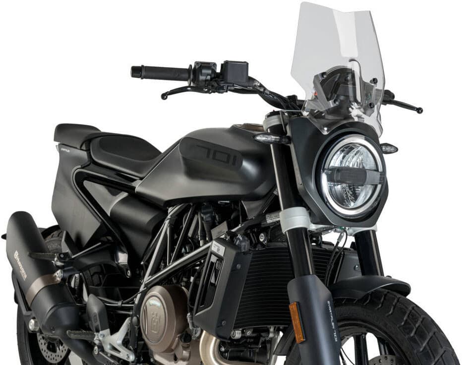 WINDSCREEN NAKED HEADLIGHT MOUNT SMOKE - Image 43