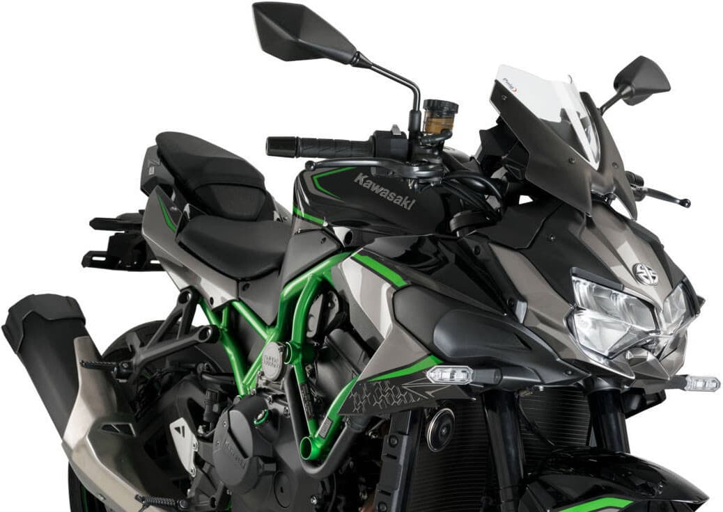 WINDSCREEN NAKED HEADLIGHT MOUNT SMOKE - Image 47