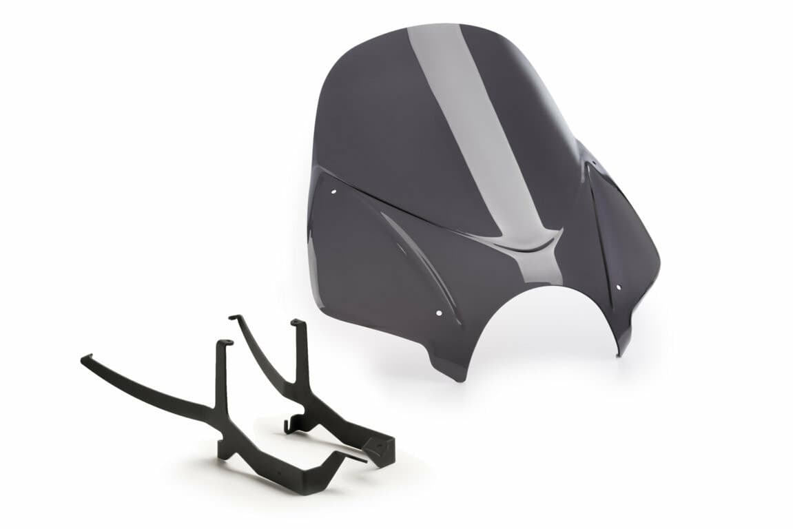 WINDSCREEN NAKED HEADLIGHT MOUNT SMOKE - Image 129