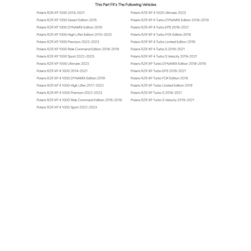 Tusk UTV Fender Flare Kit - Image 18