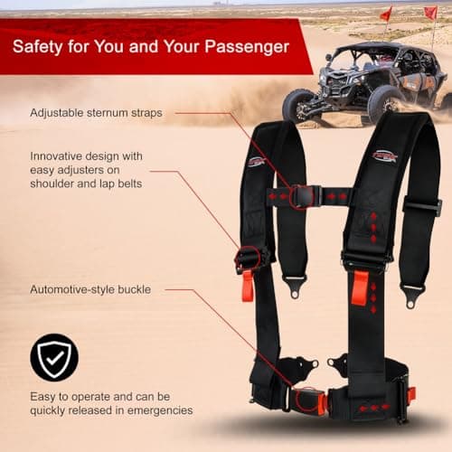 Tusk 4 Point 3 inch H-Style Safety Harness - Image 20