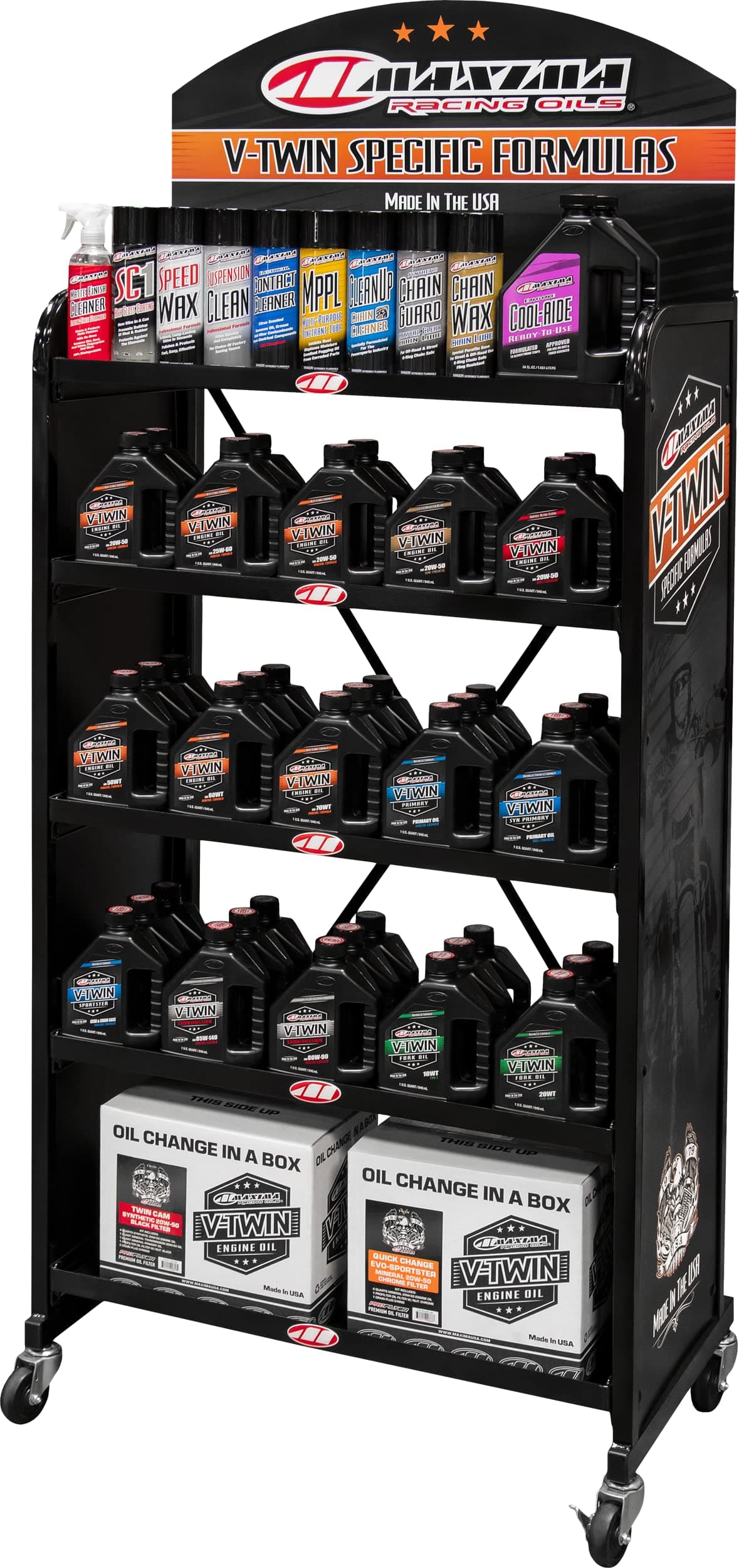 Maxima Lubricants MAXIMA METAL FLOOR DISPLAY