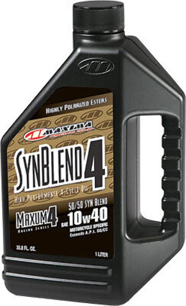 Maxima Syn Blend4 10W-40 Motorcycle Engine Oil - Image 3