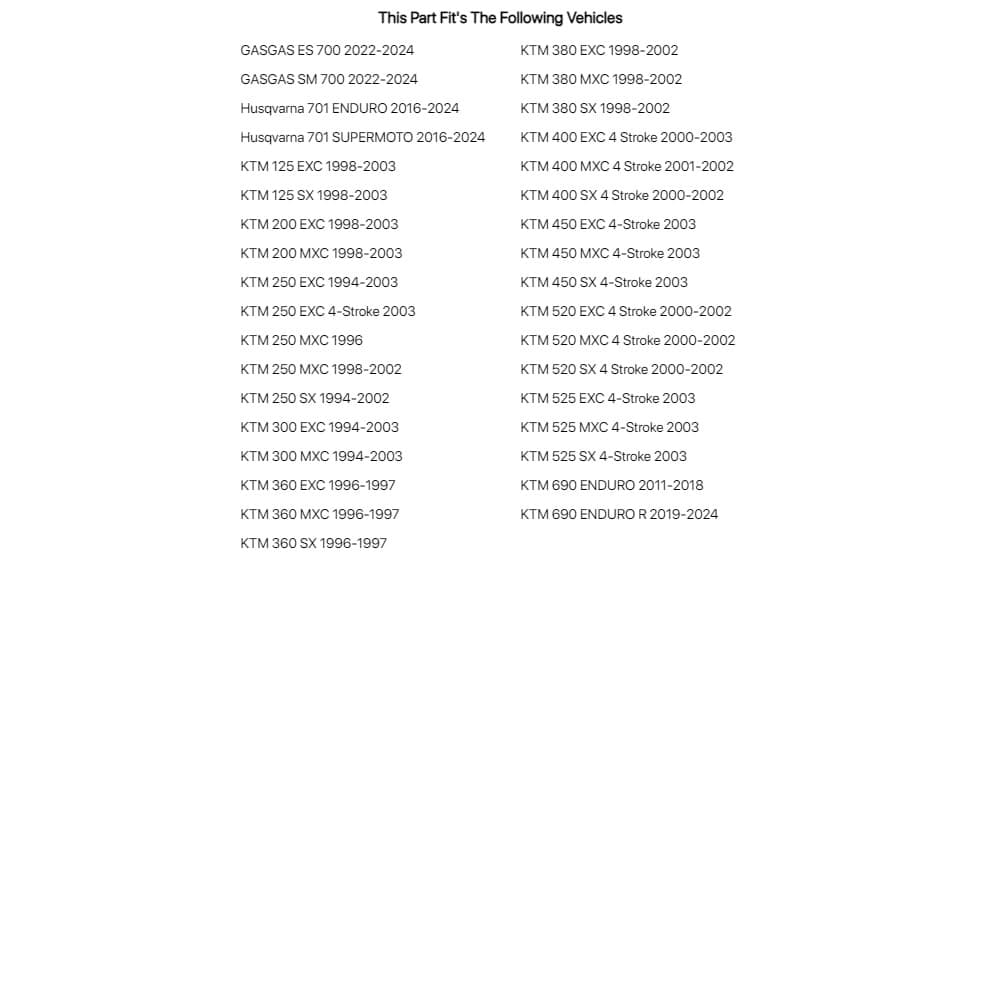 Tusk Rear Brake Pedal Rebuild Kit - Image 10